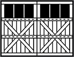 Clydesdale Grooved 3-Section Square