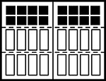 Palomino Narrow 3-Section Square
