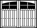 Churchill 3-Section Arched