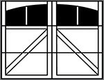 Saratoga 3-Section Arched