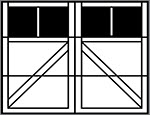 Saratoga 3-Section Square