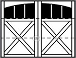 Belmont 3-Section Arched