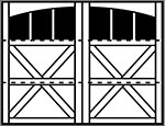 Derby 3-Section Arched