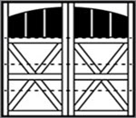 Delmar 4-Section Arched
