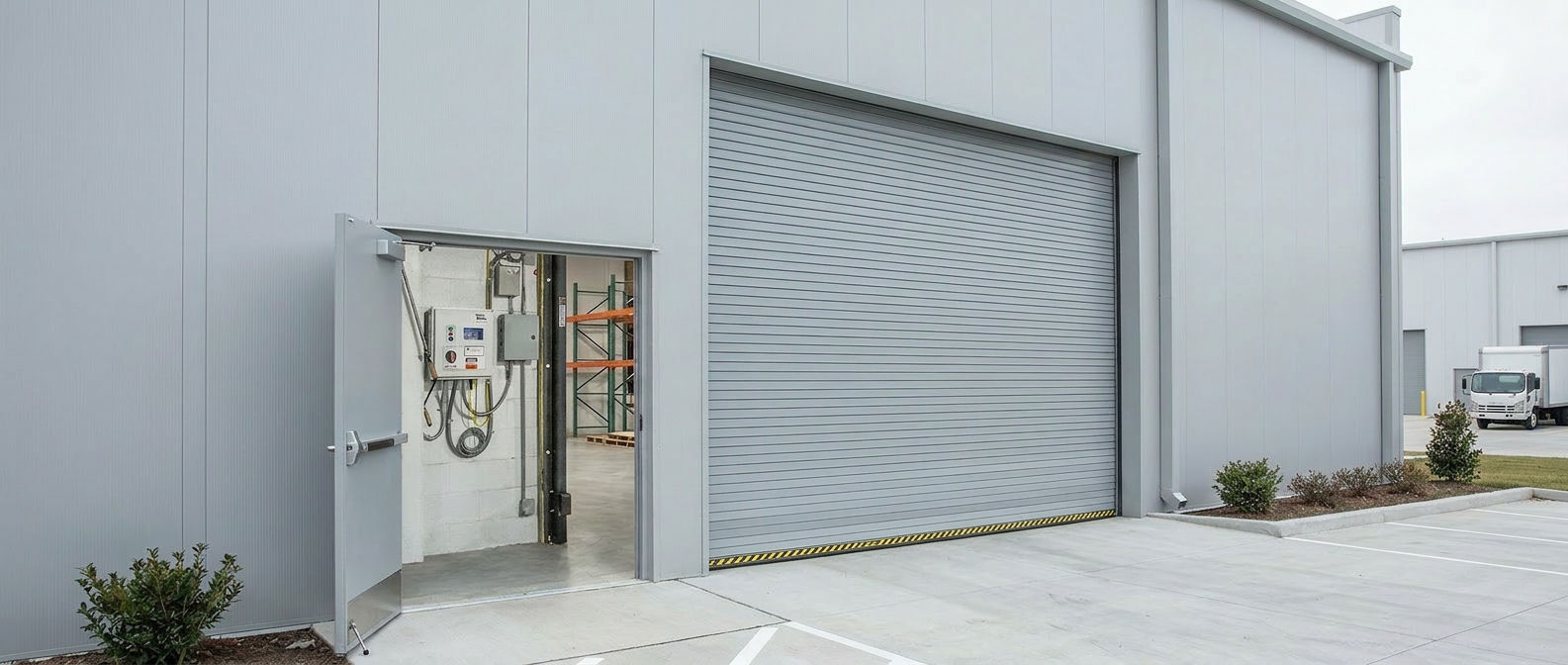 Commercial overhead door installation by DOORTEC