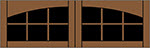 12 Lite Arched Cross