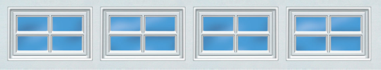 #397 Stockton window insert for doorLink 3610
