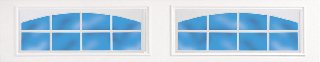 #287 Stockton Arch window insert for doorLink 3640
