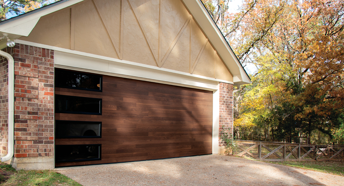 Flush Panel | Medium Oak Wood Grain Impressions™ | Clear Long