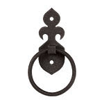 Fleur-de-Lis hammered knocker